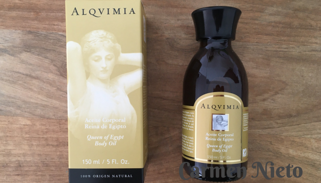 Aceite corporal Reina de Egipto de Alqvimia: mi opinión