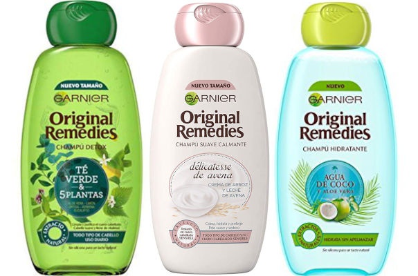 Los productos Original Remedies de Garnier son muy baratos, y tampoco incluyen siliconas