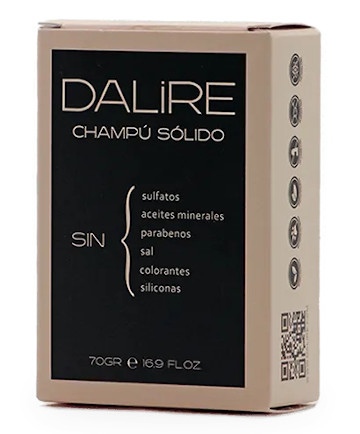 Champú sólido de la marca española Dalire