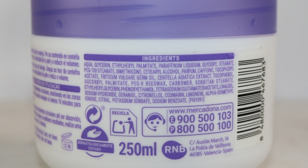 Estos son los ingredientes de la crema