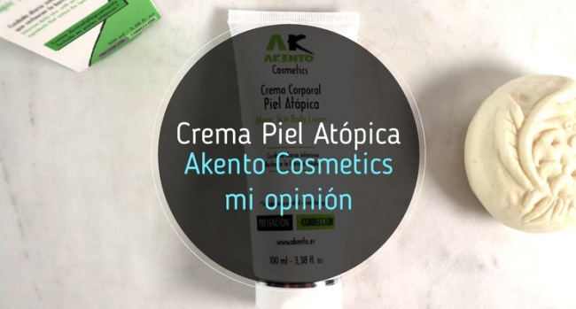 Crema para Pieles Atópicas de Akento Cosmetics: mi experiencia