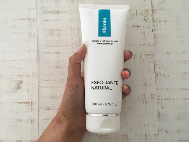 Exfoliante Natural Akento: mi opinión