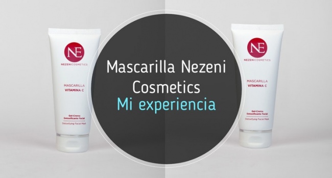 Mascarilla facial Vitamina C de Nezeni Cosmetics: te cuento mi experiencia